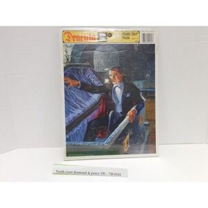 Dracula Frame-Tray Puzzle By Golden Ages 3-7 Universal Licensed MM63